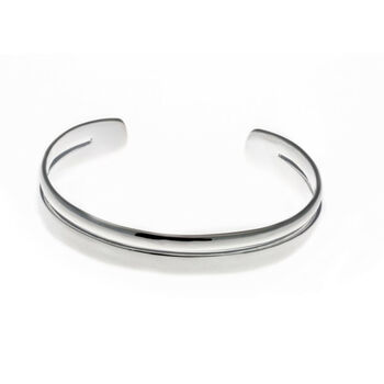 Silver Cuff Bracelet By David Louis, 3 of 4