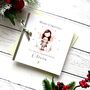 Handmade Little Angel Christmas Card, thumbnail 3 of 3