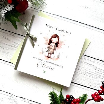 Handmade Little Angel Christmas Card, 3 of 3