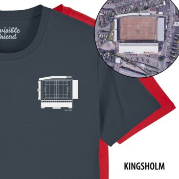 Rugby Union Stadium Organic Cotton T Shirt, 2 of 12