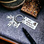 Best Daddy In The World Personalised Keyring, thumbnail 4 of 6