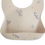 Floral Silicone Scandi Bib For Baby, thumbnail 4 of 6