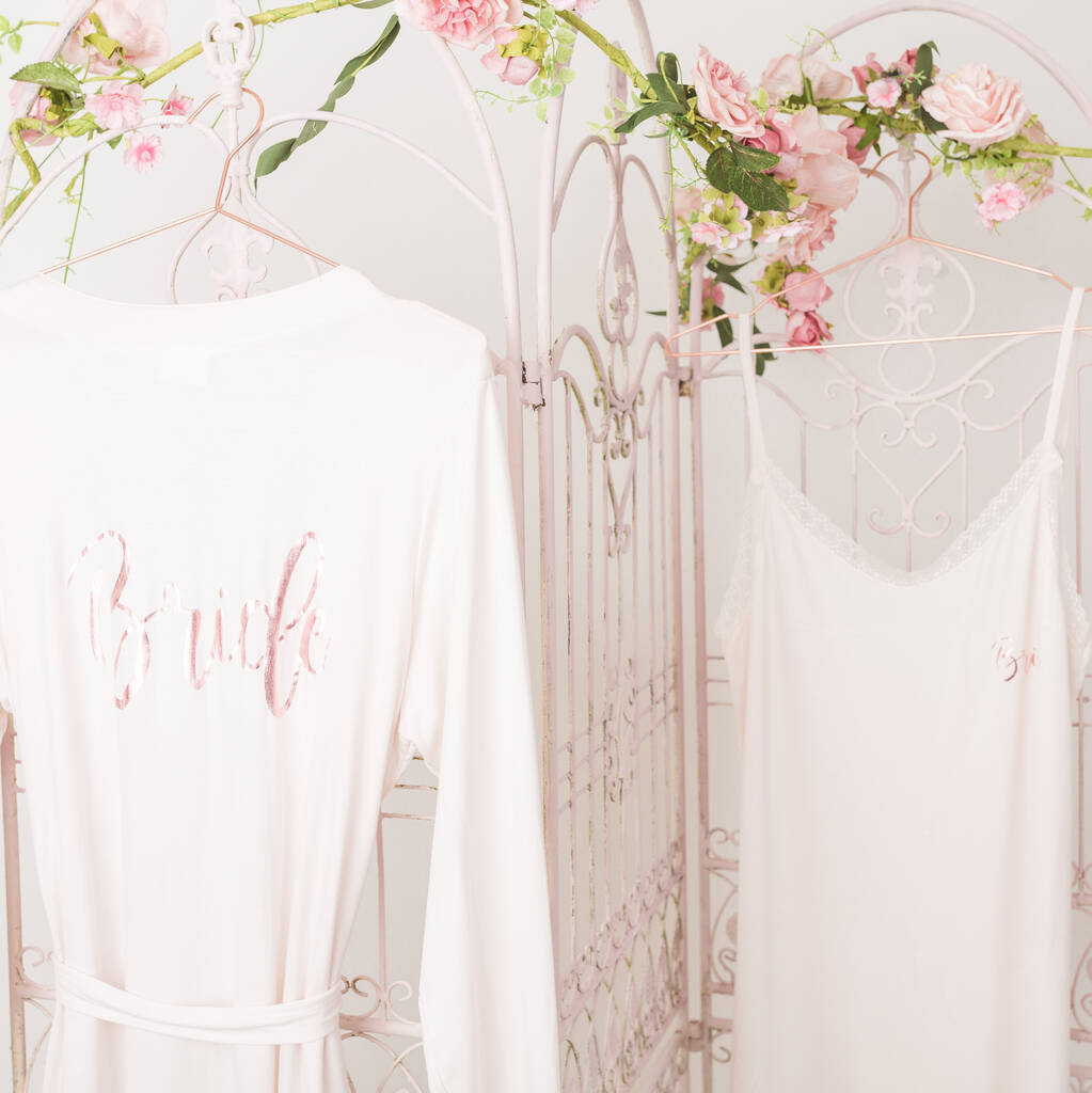 Personalised Dressing Gown And Nightie Set By Matchimony