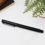 Personalised Black Textured Rollerball Pen, thumbnail 1 of 3