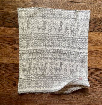 Alpaca Fair Isle Cowl / Snood / Gaiter, 10 of 11