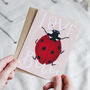 'Love Bug' Love Valentine's Day Card, thumbnail 2 of 2