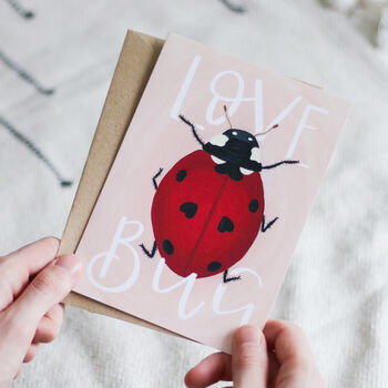 'Love Bug' Love Valentine's Day Card, 2 of 2