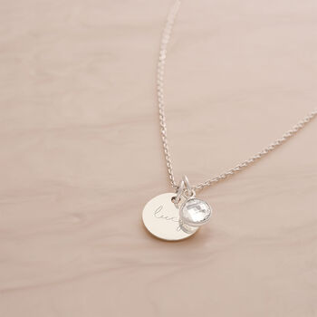 Esme Name And Birthstone Personalised Necklace, 5 of 12