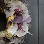 Dried Lunaria Wreath With Skeleton Leaves, thumbnail 4 of 5