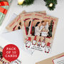 Christmas Cards Family Pack Of 10 Photo Personalised, thumbnail 5 of 7