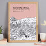 Personalised Hull Graduation Gift Print, thumbnail 2 of 9