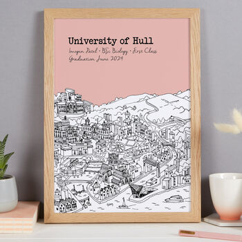 Personalised Hull Graduation Gift Print, 2 of 9