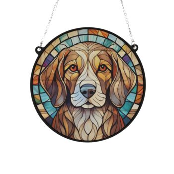 Beagle Stained Glass Effect Suncatcher, 3 of 3