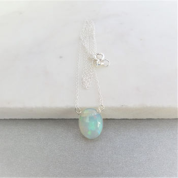 Natural Ethiopian Opal Necklace, 3 of 3