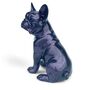 Sitting French Bulldog Figurine, Purple Sparkle Finish, thumbnail 6 of 8