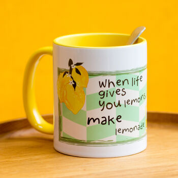 When Life Gives You Lemons Tea Or Coffee Mug, 3 of 6