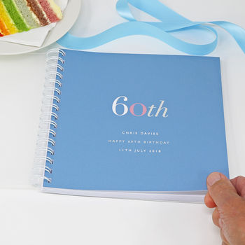 Personalised 60th Birthday Memory Book Or Album, 7 of 12
