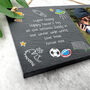 Personalised 'Our Adventures' Photo Slate Hanging Plaque 25 X 15cm, thumbnail 2 of 5