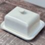 White Mary Berry Butter Dish, thumbnail 1 of 4