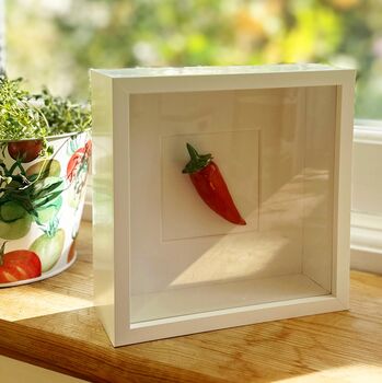 Ceramic Wall Art: Red Chilli, 2 of 6