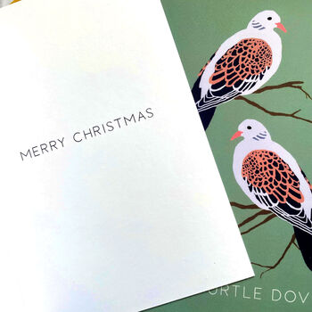 Turtle Doves Card, 2 of 2