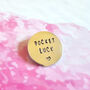 Good Luck Pocket Luck Token Gift Hand Stamped, thumbnail 3 of 5