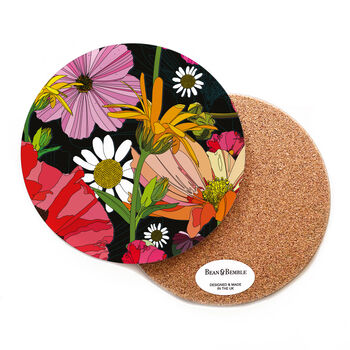 Summer Poppies Bottle Stand And Coaster Set, 8 of 9