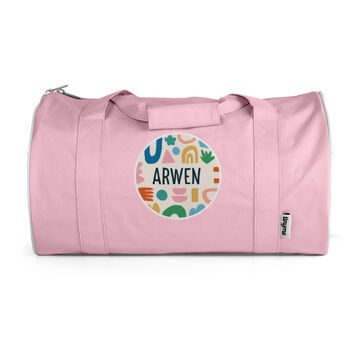 Personalised Abstract Design Kids Duffle Bag, 6 of 9