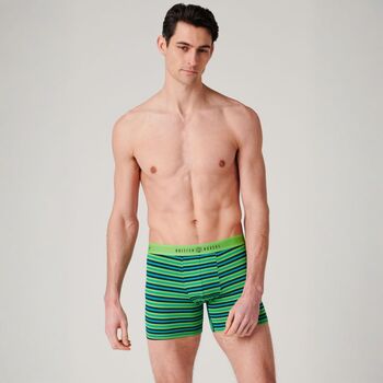 Men's 'Electric Lime' Four Pack Bamboo Trunks, 6 of 11