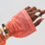 Quiet Luxury Collection White Gemstone Gold Cuff Bracelet, thumbnail 3 of 4