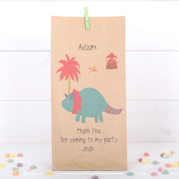 Personalised Dinosaur Party Bags, 3 of 7