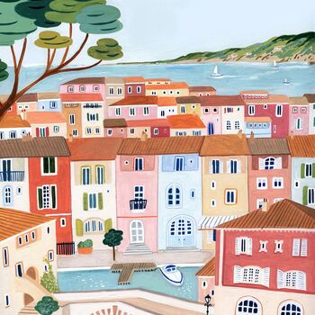 Port Grimaud, France Travel Art Print, 3 of 6