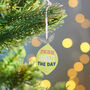 Personalised Squeeze The Day Lemon Decoration, thumbnail 1 of 2