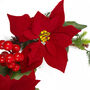 150cm Luxury Christmas Poinsettia Garland, thumbnail 5 of 5