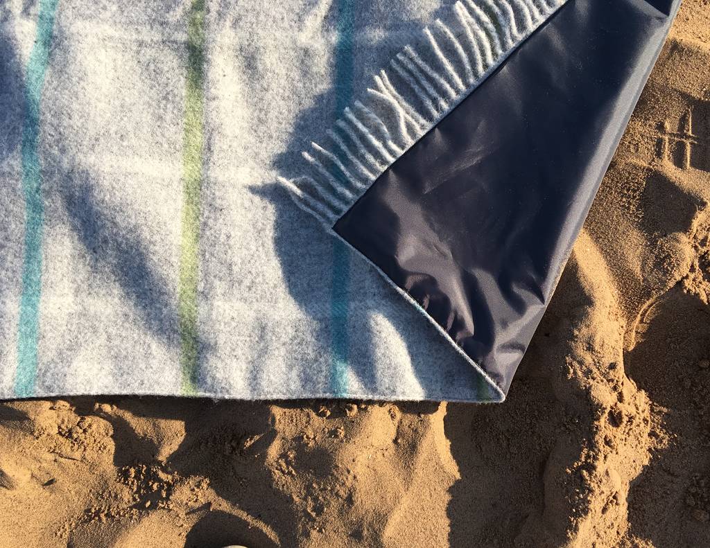 Wool Picnic Rug With Waterproof Backing By Glenstocken Herb And Plant Co.