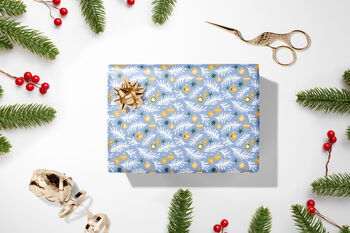 Luxury Matisse Inspired Baubles Wrapping Paper, 2 of 6