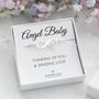 Baby Angel, Gift For Miscarriage, Baby Feet Bracelet, thumbnail 1 of 9