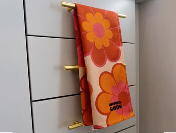 Retro Floral Tea Towel, 5 of 5