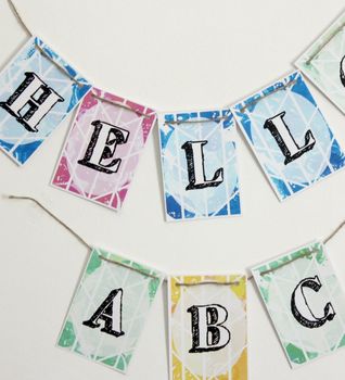 Personalised Party Bunting, Event Styling Decorations, 6 of 6
