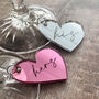 Mother's Day Heart Personalised Wine Glass Charm, thumbnail 2 of 6