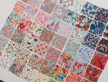 Liberty London Fabric Quilting Squares, Charm Squares, 2 of 2