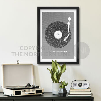 Statute Of Liberty American Music Poster Print, 3 of 5