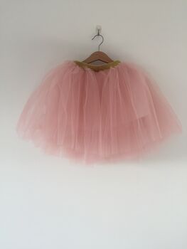 Blush Pink Fluffy Tutu Skirt, 2 of 6