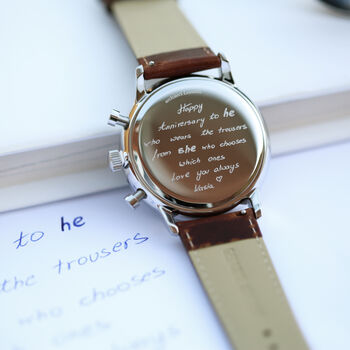 Your Own Handwriting Engraved Men's Architect Motivator, 4 of 10