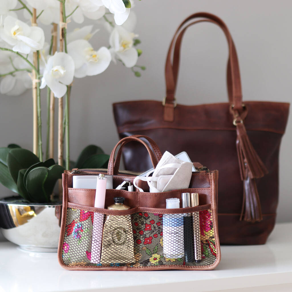 Handbag Insert Organiser By The Leather Store | notonthehighstreet.com