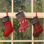 Three Luxury Mini Christmas Stockings, thumbnail 3 of 3