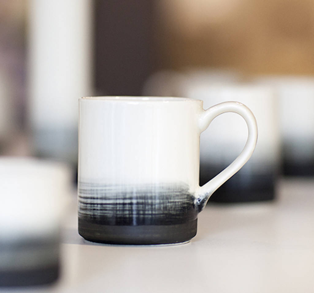 Handcrafted Porcelain Coffee Mug By rowen ford ceramics