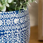 Azla Blue Mosaic Ceramic Planters, thumbnail 5 of 5