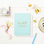 Personalised Do What You Love Foiled Notebook, thumbnail 8 of 8