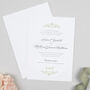 Eva Monogram Wedding Invitation, thumbnail 2 of 7